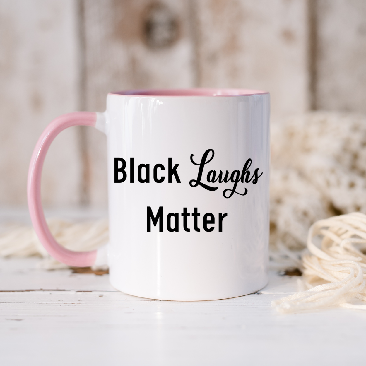 Black Laughs Matter Coffee Mug